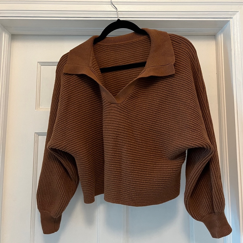 Polo V-Neck Sweater